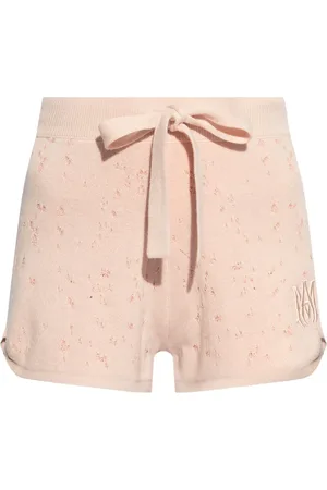 AMIRI Short en cachemire à logo brodé