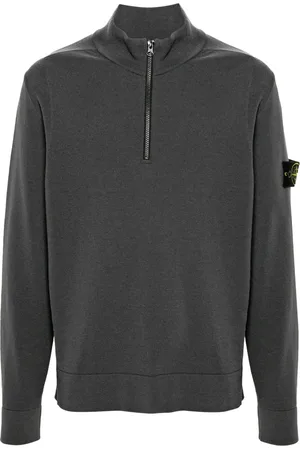 Stone Island Sweat en coton à patch Compass
