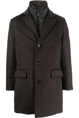 MOORER Manteau droit à simple boutonnage