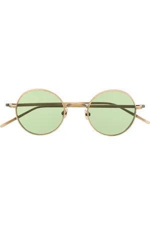 MATSUDA Lunettes de soleil teintées à monture ronde embossée