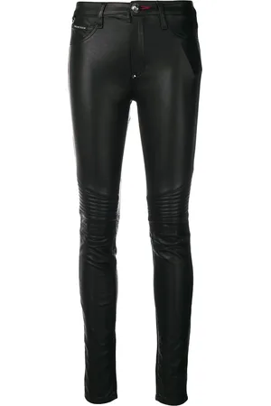 Philipp Plein Pantalon skinny en cuir artificiel