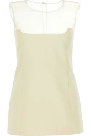Khaite Blouse à empiècements contrastants