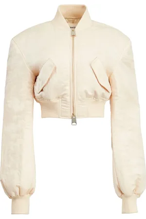Khaite Veste bomber The Reggie à coupe crop