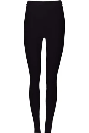 Salvatore Ferragamo Legging stretch à plaque logo