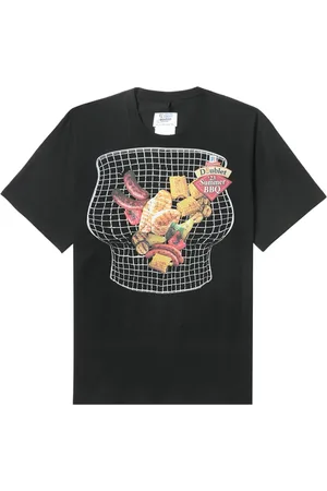 DOUBLET T-shirt en coton à imprimé graphique
