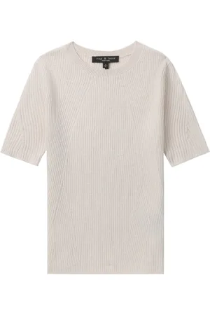 RAG&BONE T-shirt en maille nervurée