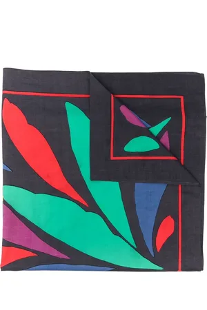Saint Laurent écharpe à motif géométrique (années 1990)