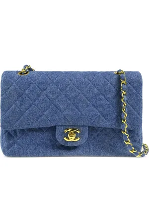 CHANEL Sac porté épaule Double Flap médium (1990)