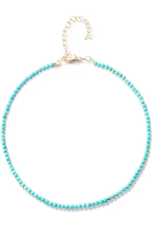 Mateo Bracelet Round en or 14ct serti de turquoise