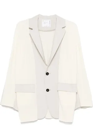 SACAI Cardigan à empiècements