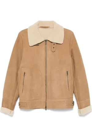 SALVATORE SANTORO Veste en daim