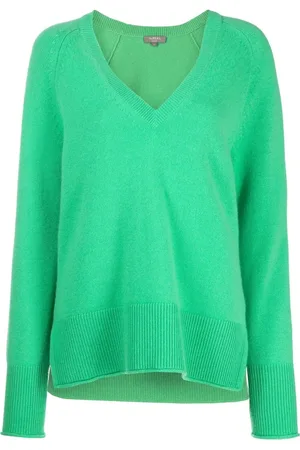 N.PEAL Pull en maille fine à col v