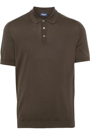 DRUMOHR Polo en coton nervuré