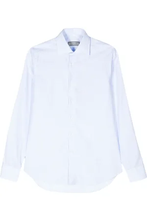 CANALI Polo à carreaux vichy