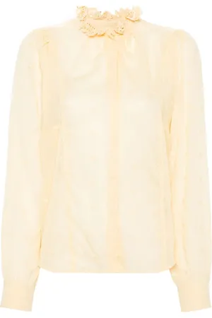 Marant Etoile Blouse Terzali à fleurs brodées