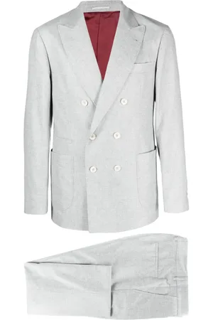 Brunello Cucinelli Costume à boutonnière croisée
