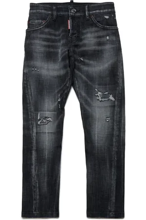 Dsquared2 Jean Twist à effet usé