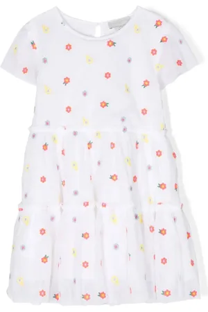 Stella McCartney Robe fleurie à design superposé