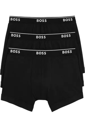 HUGO BOSS Lot de trois boxers à logo imprimé