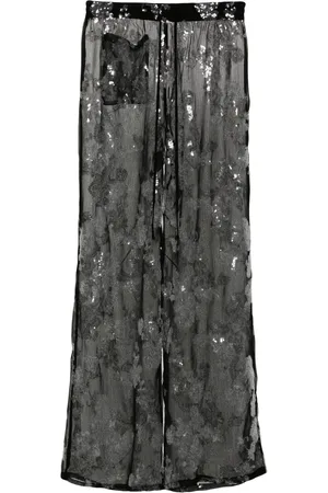 SIEDRES Pantalon ample Nedi à sequins