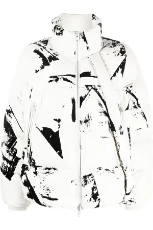 Y-3 Doudoune à imprimé graphique