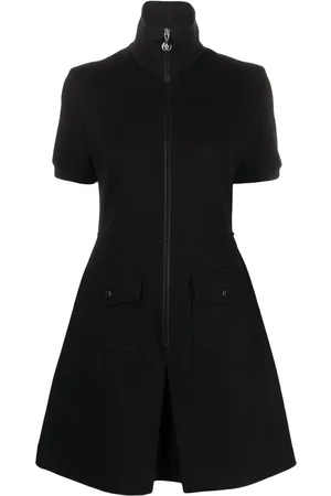 Moncler Robe zippée à manches courtes