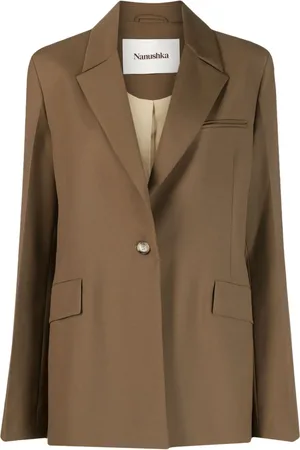 Nanushka Blazer à simple boutonnage