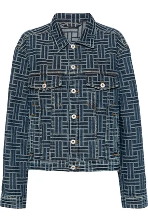Kenzo Veste Weave en jean