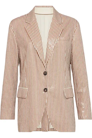 Brunello Cucinelli Blazer brodé de sequins