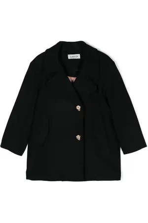 Lanvin Manteau à revers crantés