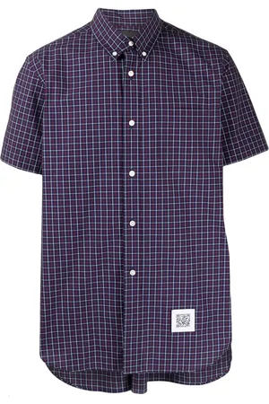 Fumito Ganryu Chemise plissée au dos à manches courtes