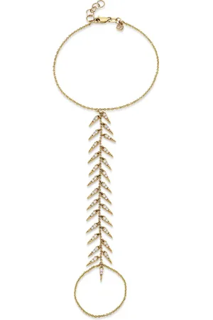 Sydney Evan Bracelet Princess en 14ct à franges
