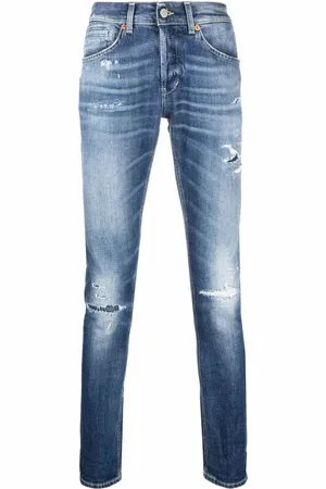 Dondup Jean à effet usé