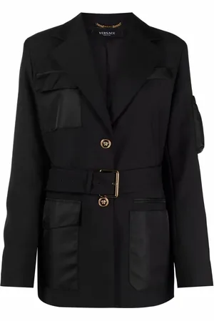 VERSACE Veste à taille ceinturée