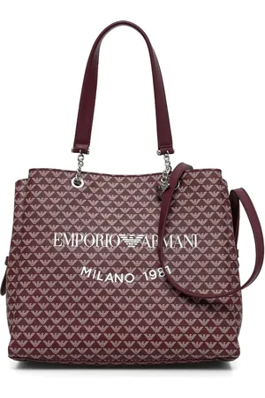Emporio Armani Sac à main à logo imprimé