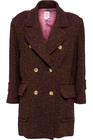Céline Manteau à boutonnière croisée