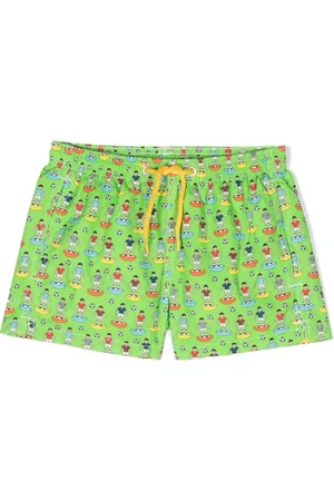 MC2 SAINT BARTH Short de bain à imprimé graphique