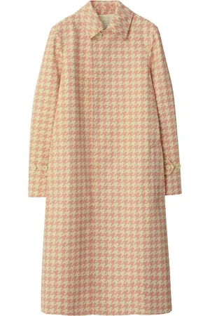 Burberry Manteau long à carreaux