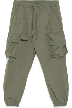 Musium Div. Pantalon cargo à logo brodé