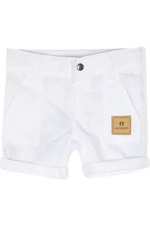 Aigner Short en coton à patch logo