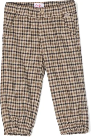 Il gufo Pantalon chino à carreaux