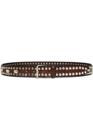 Dsquared2 Ceinture en cuir à détails de clous