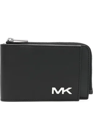 Michael Kors Portefeuille en cuir à plaque logo