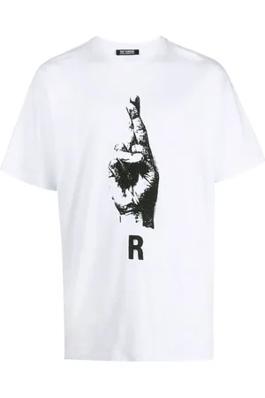 RAF SIMONS T-shirt à imprimé graphique