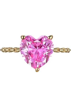 Anabela Chan Mini bague Heart en 9ct sertie de saphirs