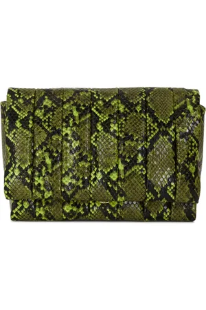 THEMOIRÈ Pochette à effet peau de serpent
