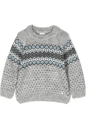 PAZ RODRIGUEZ Pull en maille intarsia à col rond