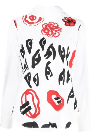 Comme des Garçons Blouse à imprimé graphique (2006)