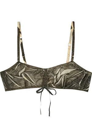 Maison Margiela Soutien-gorge à imprimé graphique
