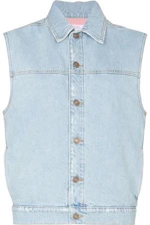 ERL Veste en jean à design sans manches